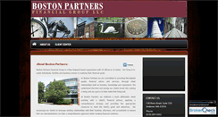 Desktop Screenshot of bostonpartnersfinancialgroup.com